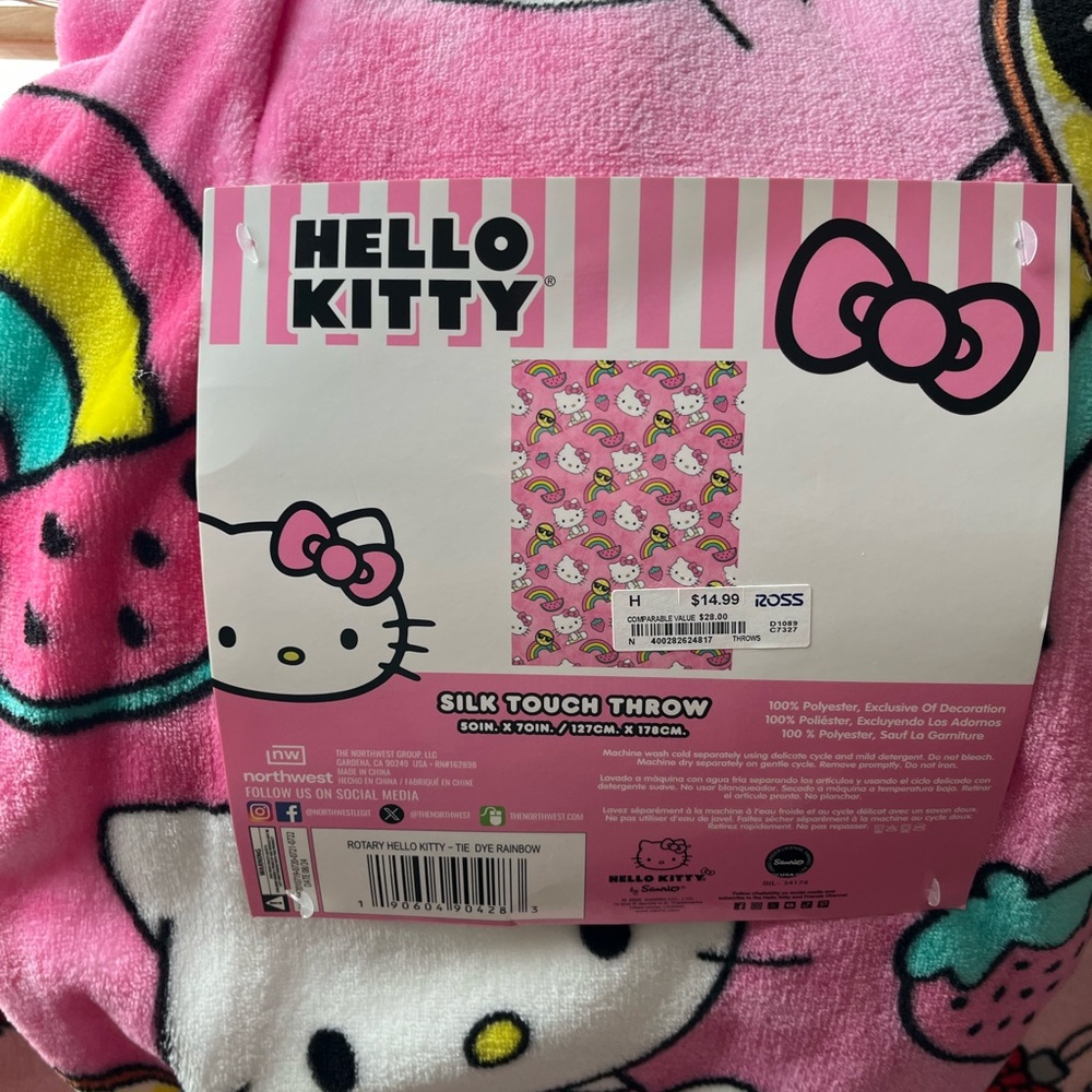 Hello Kitty Silk Touch Throw Blanket